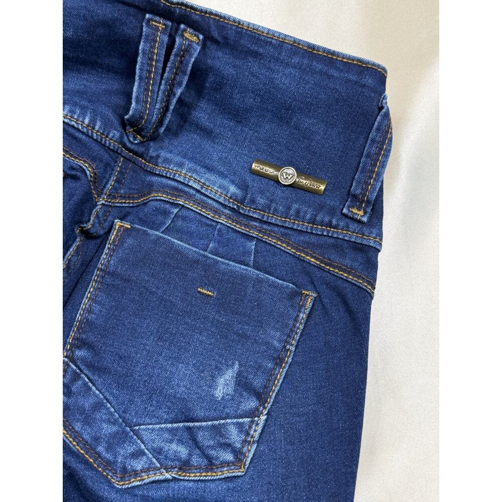 Tummy Control‎ Colombian Jeans Butt Lift Size 6 High-Rise Skinny Stretch Ankle - Picture 4 of 8